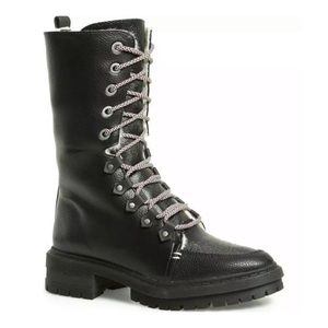 Sam Edelman The Circus Black Liam Combat Boots 6